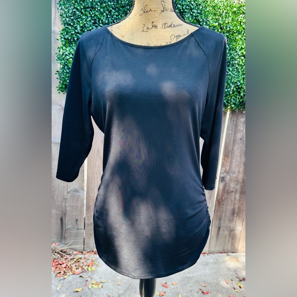 INC International Concepts Black Tunic Top Bundle 2 items for $ off!